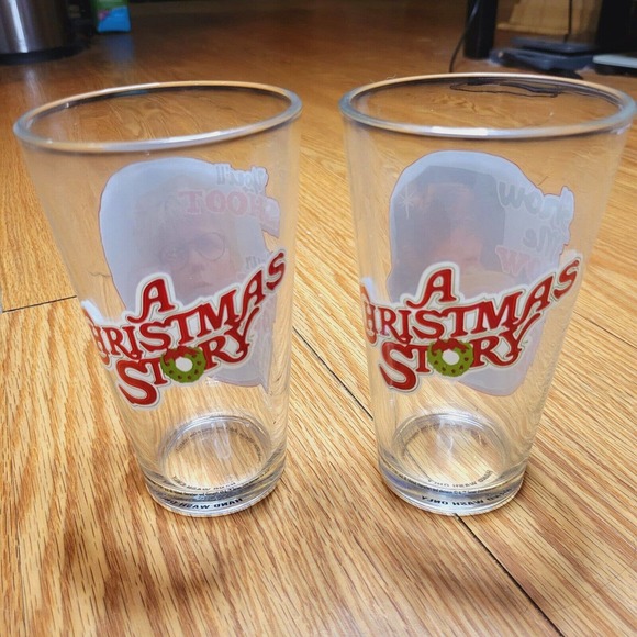 A Christmas Story Tumbler Pint Glass How The Piggies Eat You'll Shoot Your Eye - Picture 11 of 11